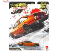 Hot Wheels Toyota AE86 Sprinter Trueno Car Culture Vehicle, Premium 1:64 Scale Die-Cast Toy Car with Real Riders Tires & Metal/Metal Body & Chassis, JKF10