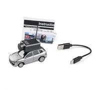 1:64 Mini FPV Car - Magnetic 720P HD Camera with 2.4GHz WiFi App Control, Gyro Stabilized Small Remote Control Car for Indoor Racing (gray)