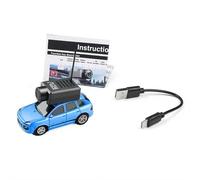 1:64 Mini FPV Car - Magnetic 720P HD Camera with 2.4GHz WiFi App Control, Gyro Stabilized Small Remote Control Car for Indoor Racing (yellow)