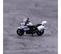 1/64 Miniature Alloy Motorcycle Model Public Security Special Police Furniture For Display Kid Birthday Gift Collectible Model Dirt Bike