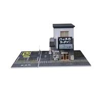 1/64 Ramen Shop Diorama Model DIY Projects Desktop Ornament Movie Props S Scale