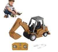 1:64 Remote Control Excavator,2.4Ghz Remote Control RC Construction Vehicles,Mini Alloy Engineering Vehicle Toys,Type-C Direct Charging RC Excavator,Christmas Birthday Gifts for Boys and Girls Age 3+