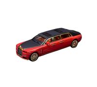 1:64 Rolls-Royce Eight Generations Phantom Deluxe Edition Metal Car Model Hobbyist Gifts Adults Simulation Vehicle Playset(Red)