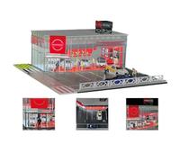 1/64 Scale Building Scene Model (Vehicles and Figures Not Included), Interactive Structure Design, In-Depth Immersive Experience of the Miniature Scene