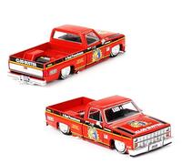 1:64 Scale Diecast Model Car Compatible with Chevrolet Silverado Tamiya x Kaido House “CLOD Buster” Orange Limited Edition by Kaido House KHMG130