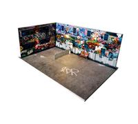 1/64 Scale Model Car Display Props Large Garage Toy Car Display Case Diorama