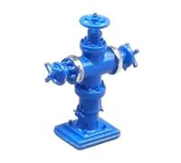 1:64 Scale Model of A Fire Hydrant, Dollhouse Decoration, Miniature Ornamental Accessory for The Garden
