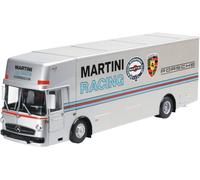 1:64 Scale Schuco 452027400 Mercedes Benz O317 Race Transporter MARTINI PORSCHE