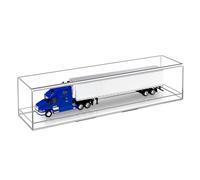 1:64 Scale Trucks Display Case with Plastic Base - Acrylic Model Train Truck Display Boxes - Dustproof Showcase for Collectibles Memorabilia
