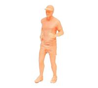 1:64 Scale Unpainted Tiny Running Figure Movie Props Train Railway Miniature Type A