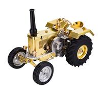 1.6CC Mini Horizontal Air-cooled Gasoline Engine Roller Tractor Model Mechanical Agricultural Vehicle Single Cylinder Power Desktop Engineering For Adults Enthusiasts