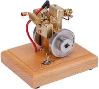 1.6cc Water-cooled Four Stroke Combustion Engine Model Kit For Adults - Diy Science & Tech Project For Enthusiasts, Ideal For Ages 16+, Unisex Yellow 2