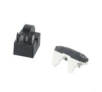 1/6HP Overload Protector with 15 Ohm PTC Start Relay for Refrigerator Compressor Thermal and Electrical Protection (2 Pin 15 Ohm + 1/6H)