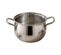1.6L Cooking Pot 304 Steel Even Heat Distribution(without lid （1.6L）)