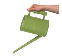 1.6L Oriental Style Watering Can Long Spout Plastic Flower Pot for Indoor/Outdoor Lightweight Gardening Large for Outdoor Plants (Green, 34x18cm)