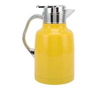 1.6l Thermal Coffee Carafe, Beverage Dispenser Pot Hot Water and Coffee Dispenser Double Wall Vacuum Flask Insulated Pot for Tea (Yellow)