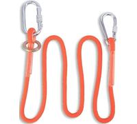 1.6m/5.25ft Aerial Work Safety Belt Rope, Fall Protection Lanyard Small Carabiner Shock Absorbing Safety Rope Outdoor Insurance Lanyard for Energy Construction Engineering Protection