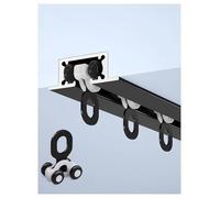 1.6m Invisible ed Curtain Rail Sturdy Interior Divider Perfect for Room Separation & Home Decoration Elegant & Spacesaving Solution