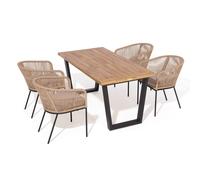 Rowlinson Oslo 4 Seat Dining Set
