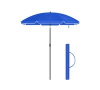 1.6m Sun Protection Beach Umbrella, Blue