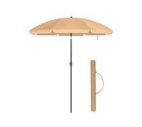 1.6m Sun Protection Beach Umbrella, Taupe / 1.6m
