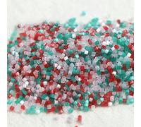 1.6mm cat Eye Brushed Antique Bead Glass Sparkling White Rice Bead Handmade DIY Bracelet Necklace French Embroidery Material-Spring-1.6mm 10g 1800pcs