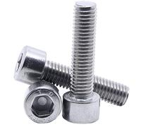 1.6mm / M1.6 x 10 Socket Cap Screws HEX Head Allen Bolts A4 Marine Grade Stainless Steel DIN 912-20 Pack