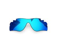 1.6MM Polarized Replacement Lenses for Oakley RadarLock Path Vented OO9181 Sunglasses, UV Protection, Dark Mirror Lens, Repair Parts&Kit (Ice Blue)