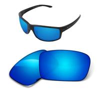 1.6MM Replacement Lenses Compatible With Oakley Gibston XL OO9470 62mm Sunglasses, Anti-Scratch and Impact Resistant, Ice Blue Mirrored, One Size