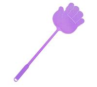 1/6pack funny Fly Swatters Colorful Plastic Long Handle Manual flyswatter fly killer, Extendable Fly Swatter, Fly Swatter for Flies, Mosquitoes and Insects Work for Indoor and Outdoor (Purple)