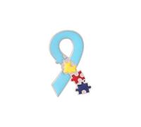 1/6PCS Autism Awareness Lapel Pin,Autism Pin,Colorful Autism Puzzle Enamel Brooches Awareness For Ha Accessories Pins,Autism