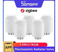 1-6PCS SONOFF TRVZB Zigbee Thermostatic Radiator Valve Smart Home eWeLink App Remote Control Works with SONOFF ZB Bridge-P 5PCS TRVZB