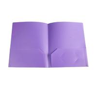 1/6Pcs Two-Pocket Folder Letter Size Folders with Pockets Holds 100 Sheets Document Organiser Presentation File Folder School with Card Slot