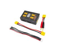 1-6S Battery Charging Board With XT60 1-6S XT60 Plug Parallel Charging Board 20A Input 4 Channel Output