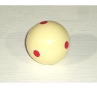 1 7/8 CUE BALL WITH RED DOTS UK POOL SIZE**