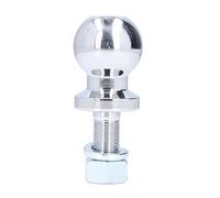 1 7/8 Inch Trailer Tow Hitch Ball, 2000 LBS Forged Steel, Chrome Plated Solid Towing Ball for ATV, Kart, Caravan, Utility Trailer - 3/4 Inch Shank