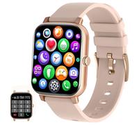 1.7'' Phone Smart Watch Answer/Make Calls, Fitness Watch with AI Control Call/Text, Android Smart Watch for iphone Compatible, Full Touch Smartwatch for Women Men, Heart Rate/Sleep Monitor Watch(Pink)