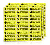 1.7 x 0.4 inch - Keep Out of Reach of Children Labels (Yellow / 900 Labels) Keep Out Reach from Children Stickers for Choking Hazard, Cosmetics, Drug Warning - Pharmacy Auxiliary Label