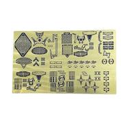 1/700 Scale Modern Russian Radar Photo-Etched Metal Parts