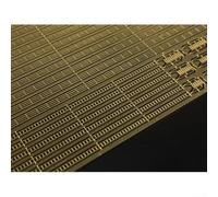 1:700 Scale Photo Etched Copper Ship Model Railings And Ladders For DIY Naval Modeling - For Handrails With Fine Detailing For Realistic Ship Assembly Kits