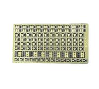 1/700 Scale Ship Watertight Doors II Photo-Etched Set - Universal Metal Detail Parts For Naval Dioramas