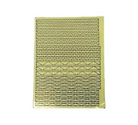 1/700 Scale Universal Photo-Etched Triangle Brackets Set - Solid Plate Support Frames For Ship Model Detailing