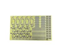 1/700 Ship Boats & Facilities Universal Upgrade Set - Photo-Etched Detail Parts For Naval Model Kits - For Dedicated Hobbyists