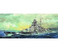 German Bismarck Battleship 1941 1:700 Plastic Model Kit 05711 TRUMPETER