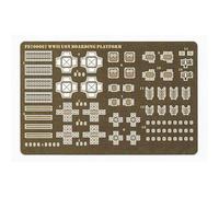 1/700 US Navy Boarding Ladder Set PE - Photo-Etched Access Platforms For Naval Ship Model Enhancements