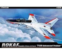 Rokaf T-50 Advanced Trainer Airplane Republic Of Korea Airforce Plastic Kit 1:72