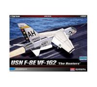 ACADEMY 12521. USN Vought F-8E Crusader VF-162 The Hunters 1/72 scale Kit