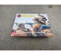 1:72 AIRFIX AFRIKA KORPS Toy Battle Scene Plastic Soliders 48 Piece Set Age 8+