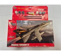 Airfix 1:72 Tornado F3 Scale Military Aircraft Gift Set including Paint, Glue and Brushes