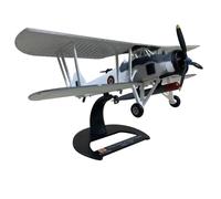 1:72 Alloy WWII British Navy Fairey Swordfish Aircraft Model Aviation Science Exhibition Model